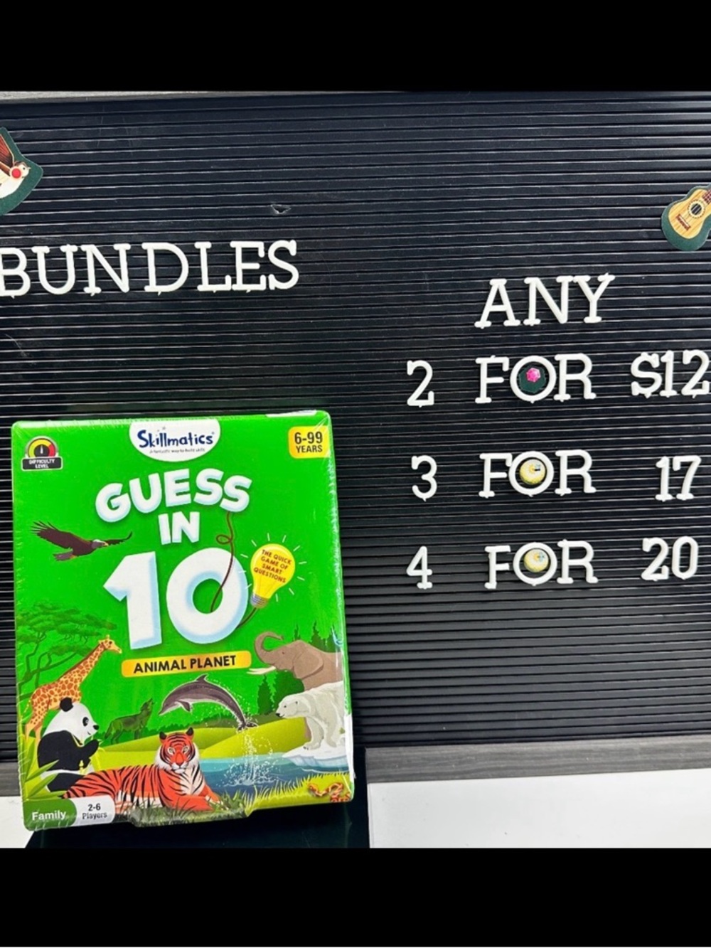 Skillmatics Guess In 10 Animal Planet (Bundle Eligible)